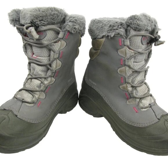 Columbia Bugaboot Gray Waterproof Insulated Lined Snow Boots Women's 6 - Picture 4 of 9